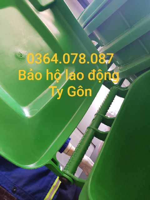 Thùng rác 120L - Nhựa cao cấp HDPE