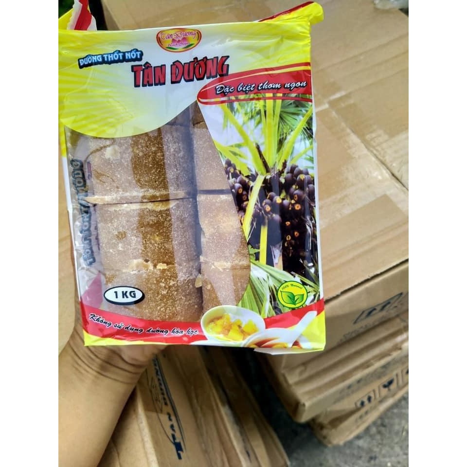 COMBO 3kg ĐƯỜNG THỐT NỐT TÂN DƯƠNG - gói 1kg
