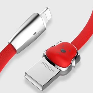 Dây cáp sạc IPhone/ IPad Hình Cún  Cute Hãng ROCK
