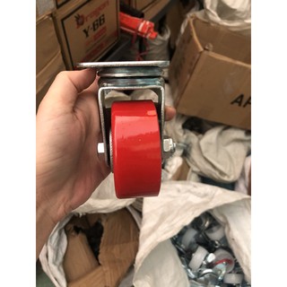 Bánh xe gang đúc đặc 7cm