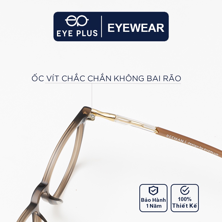 Gọng kính cận nam nữ EYE PLUS mắt mèo Reeman-5014