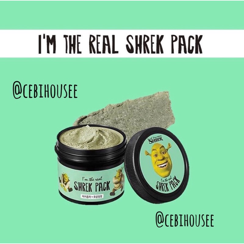 [Mã SKAMA8 giảm 8% đơn 300K] Mặt nạ Dream Works I’m The Real SHREK PACK hũ 110g