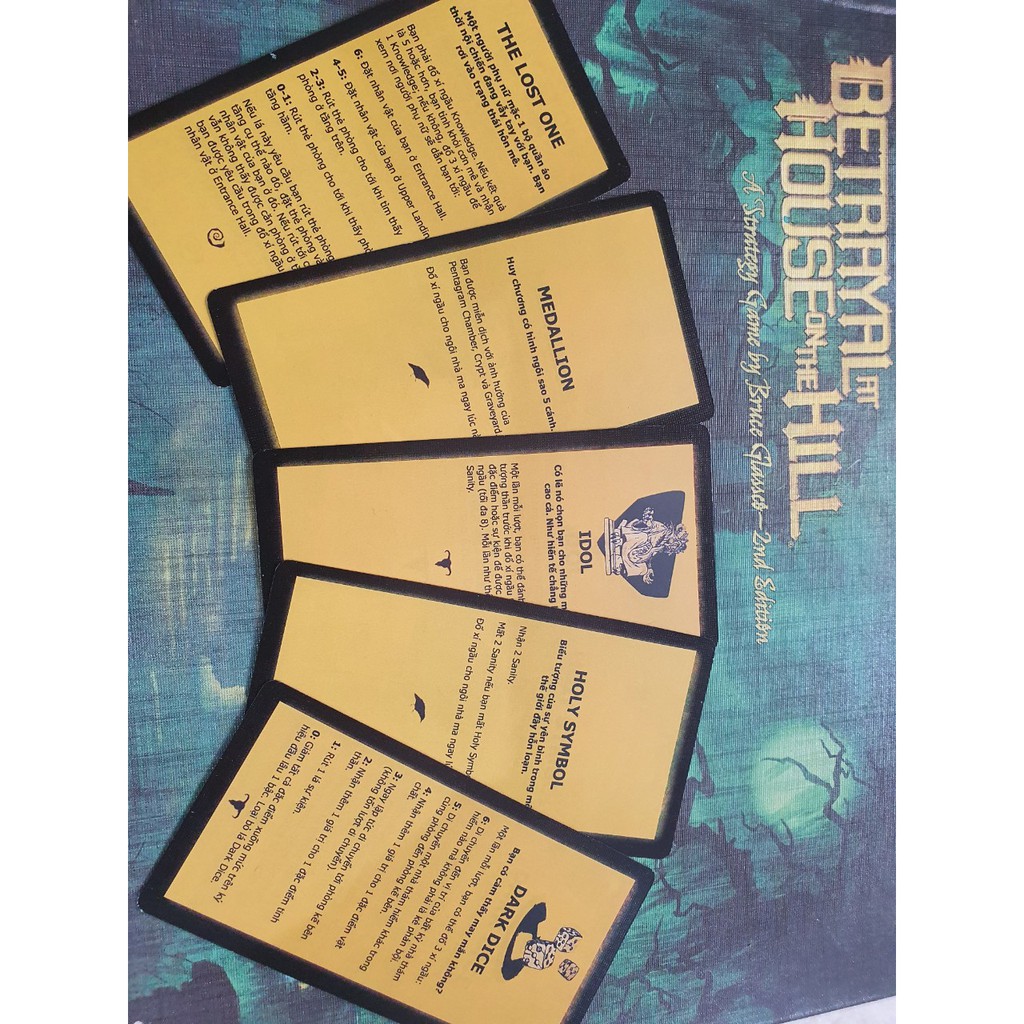 Trò chơi thẻ bài Betrayal at the House on the Hill tiếng Việt - Kẻ phản bội ở ngôi nhà trên đồi - BGV