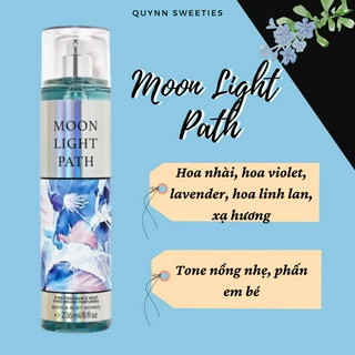 BILL MỸ- Xịt thơm body mist của Bath and body Works- Moonlight Path