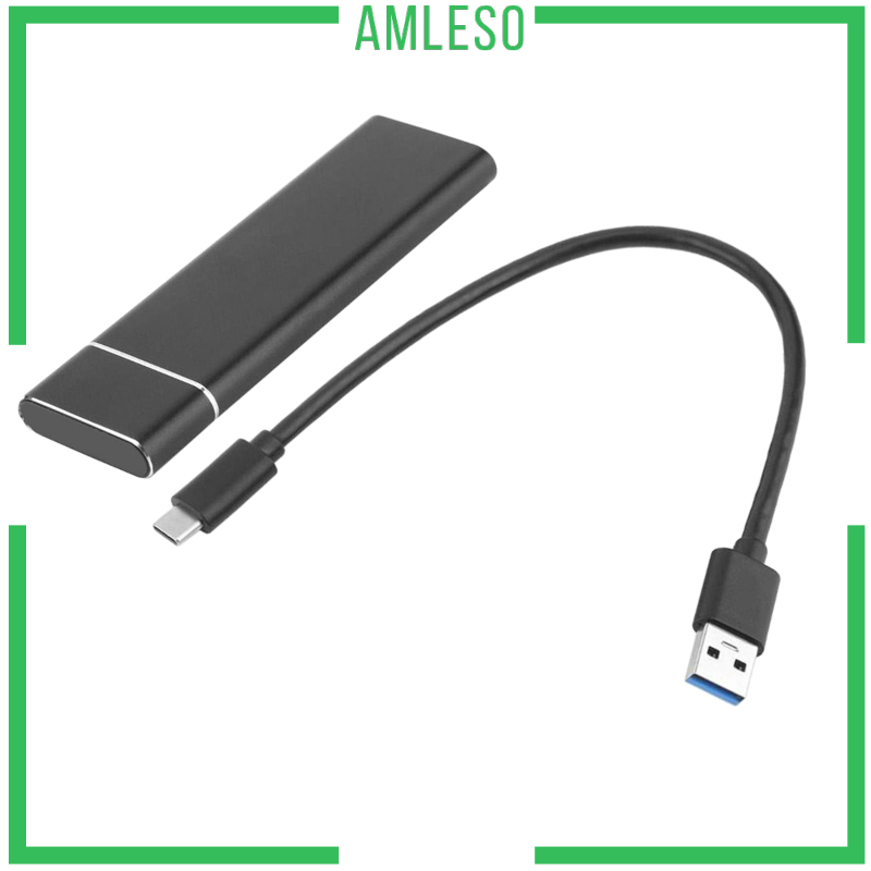 [AMLESO]USB-C 2TB M.2 NGFF SSD USB 3.1 Gen 1 6Gbps External Solid State Drive