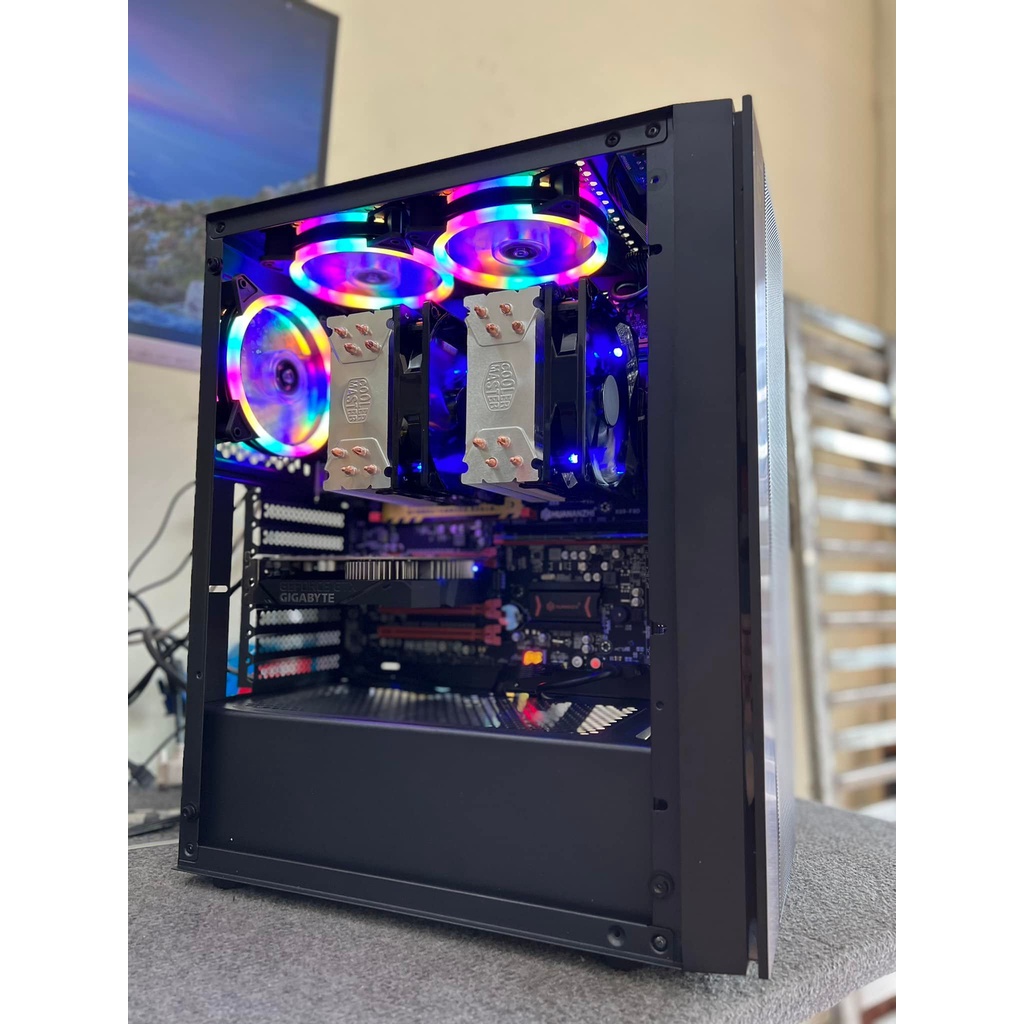 Bộ CASE Dual XEON Cho AE Cày NOX X79 + CPU E5 2670 X2 + Tản Nhiệt T410i ...