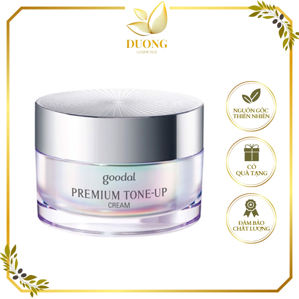 Kem Dưỡng Da Ốc Sên Goodal Premium Snail Tone Up Cream Hàn Quốc Nâng Tone Dưỡng Trắng Làm Mờ Vết Thâm Nám 30ml