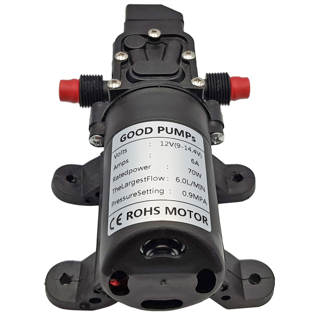 Bơm phun sương DC 12V 30W / 12V 60W 2 đầu ren / 12V 70W 2 đầu ống thẳng / 24V 60W 2 đầu ren, 12VDC 70W 2 đầu ren