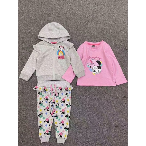 Set 3 chi tiết mickey bé gái Primark xuất dư