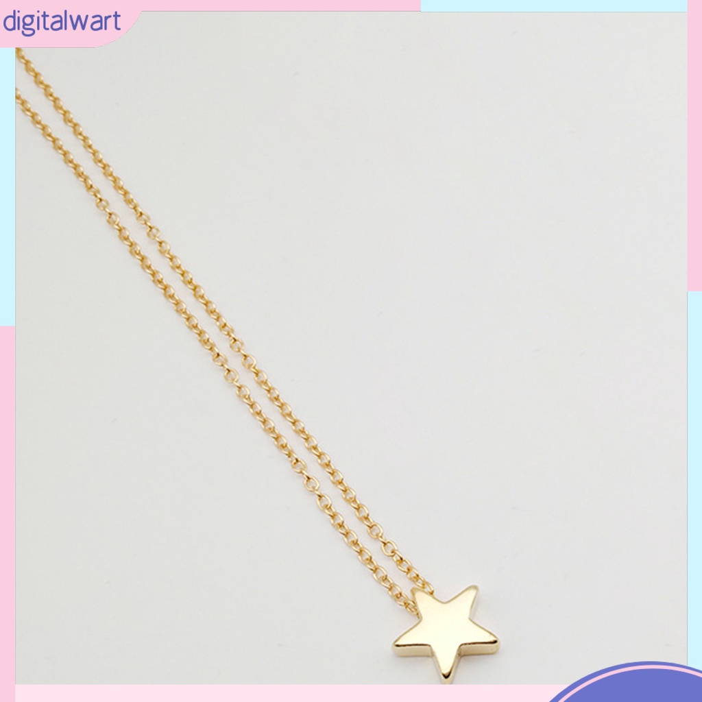Dây chuyền mặt ngôi sao 5 cánh nhỏ xinh xắn đơn giản dành cho nữ