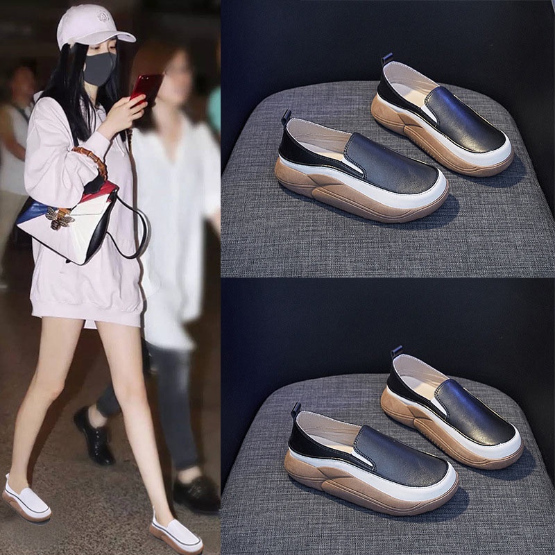 Giày lười IELGY thiết kế đơn giản thời trang thường ngày cho nữ