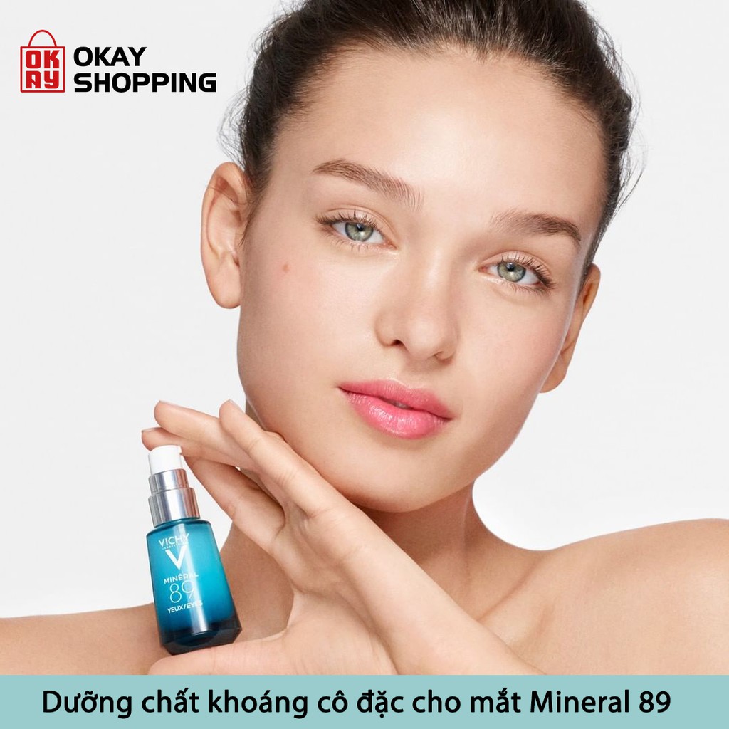 Kem dưỡng ẩm, giảm quầng thâm và bọng mắt Vichy Reparing Eye Fortifier Minéral 89 Eyes 15ml | BigBuy360 - bigbuy360.vn