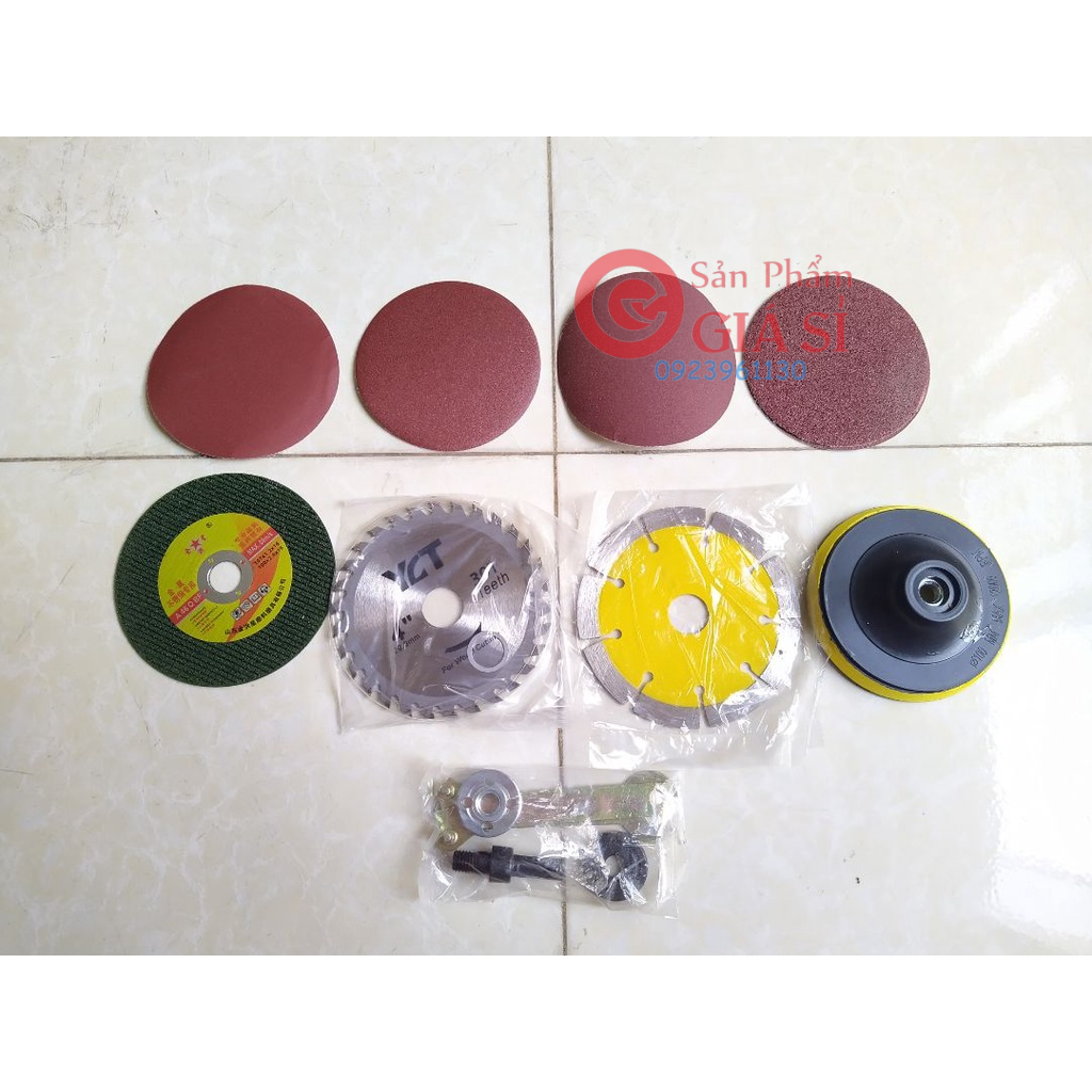Phụ kiện chuyển máy khoan thành máy cắt- kèm lưỡi cưa cao cấp - trục 10 ❤️freeship❤️