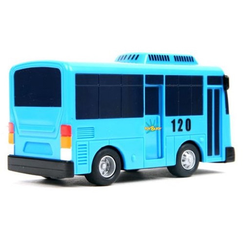 ★Little Bus Tayo★ Đồ chơi xe buýt loạt xe buýt loạt xe đẩy lùi dành cho trẻ mới tập đi
