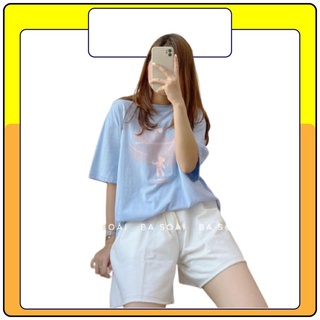 Quần sooc nữ mặc nhà , quần short da cá ống rộng basic cạp chun Mondayshop