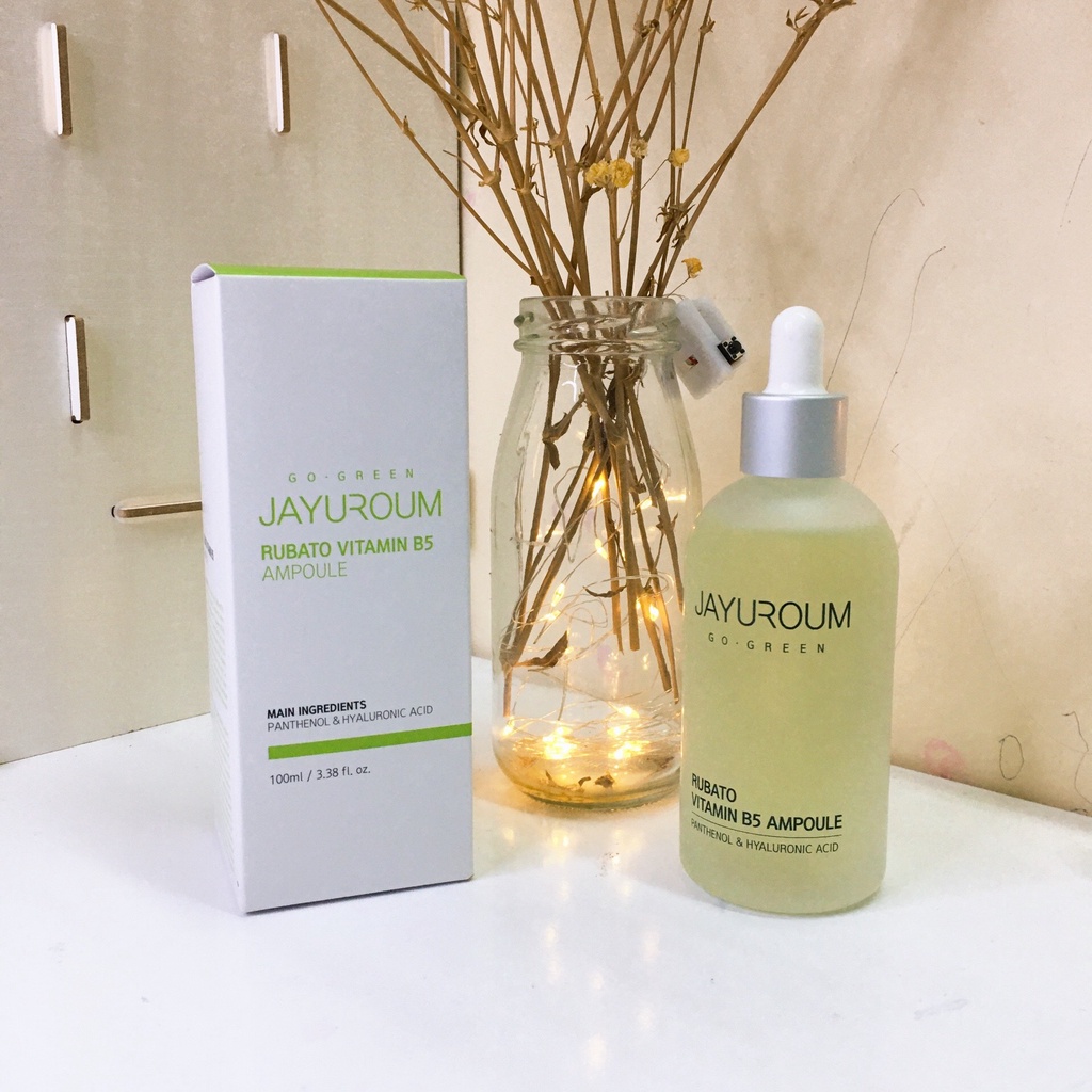 Serum Dưỡng Ẩm Cấp Nước Phục Hồi Jayuroum Rubato Vitamin b5 Ampoule 100ml
