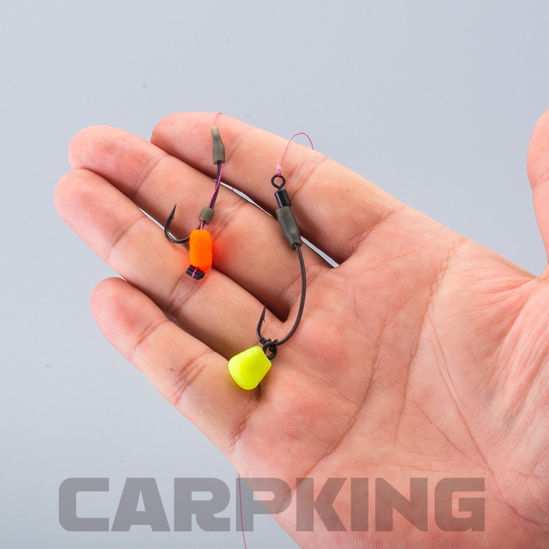 Móc câu cá CARPKING KINGDOM thiết kế dạng cong từ thép carbon cao cấp