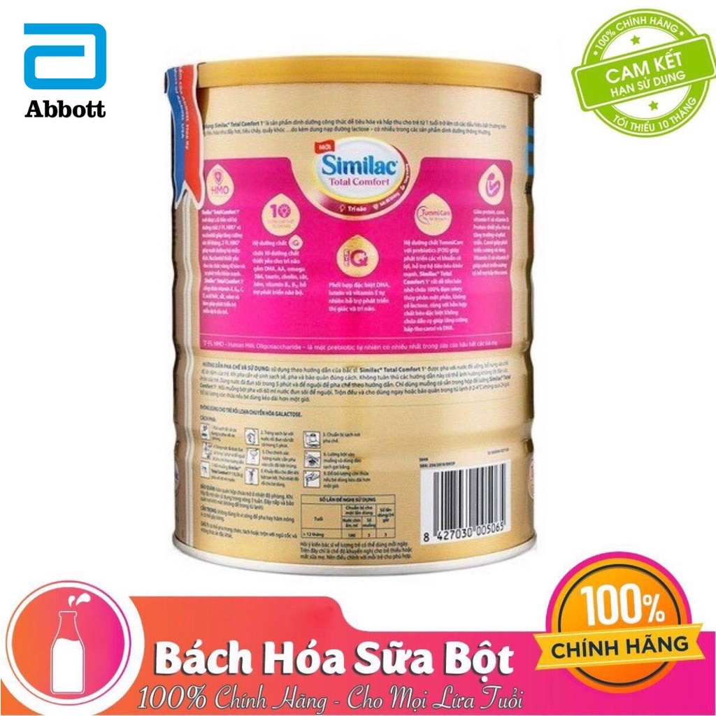 Sữa bột Abbott Similac Total Comfort 1+ 820g