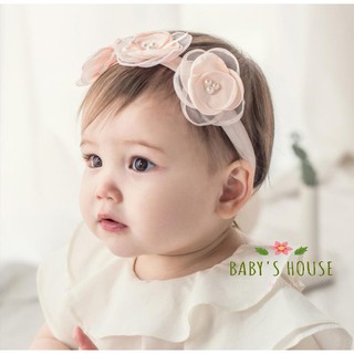 Băng đô cho bé , băng đô hoa hồng cho bé - Baby's house