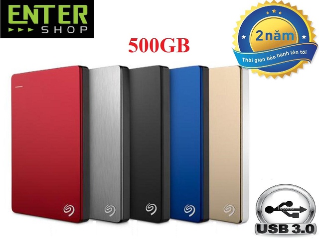 Ổ cứng di động Seagate Backup Plus Slim 500Gb