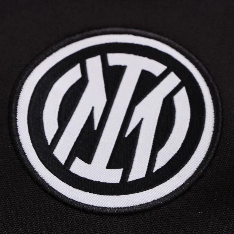 C904# Áo Thun Thể Thao Tay Ngắn Màu Đen Đội Tuyển Inter Milan 2223Polo S-XXL Nhanh Khô