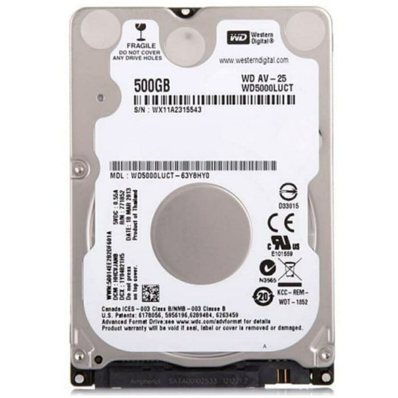 Ổ Cứng Ngoài Hdd 500gb Sata Wd