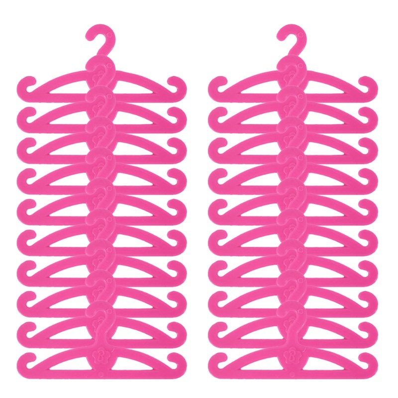 Set 20 Móc Treo Quần Áo Đồ Chơi Búp Bê DIY