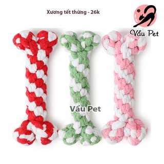 Đồ chơi chó mèo thú cưng : Xương tết thừng