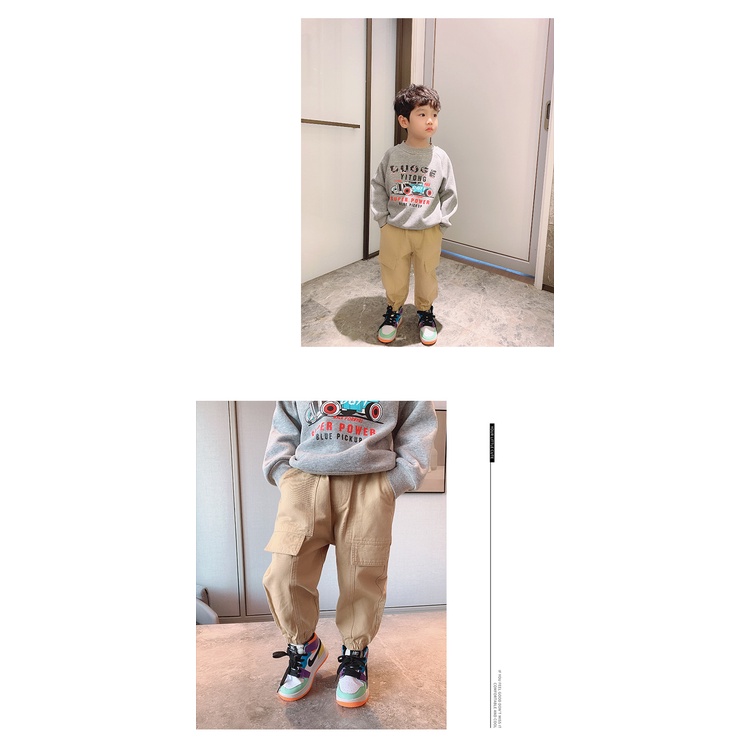 trẻ em mùa xuân và mùa thu quần yếm bình thườngTTC300