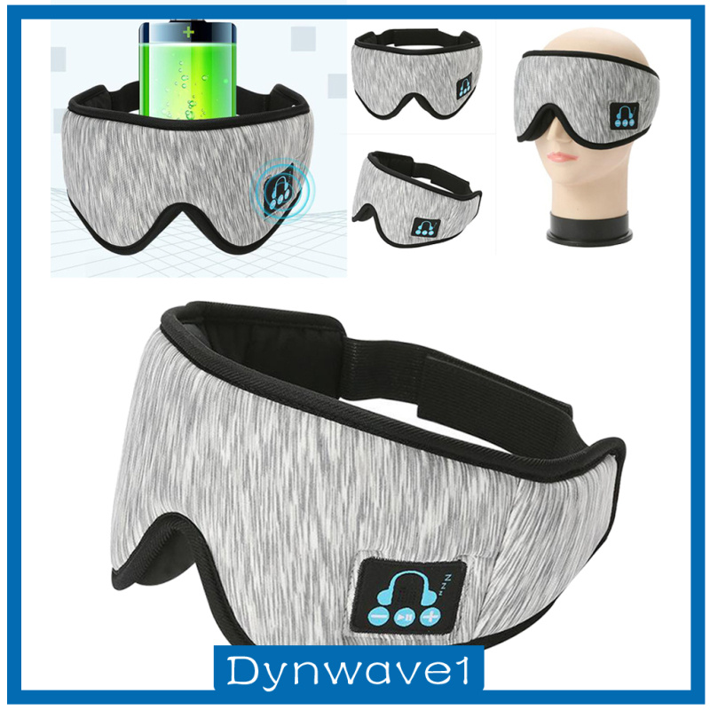 [DYNWAVE1]Wireless Bluetooth Stereo Eye Mask Sleep Headphones for Sleeping Black