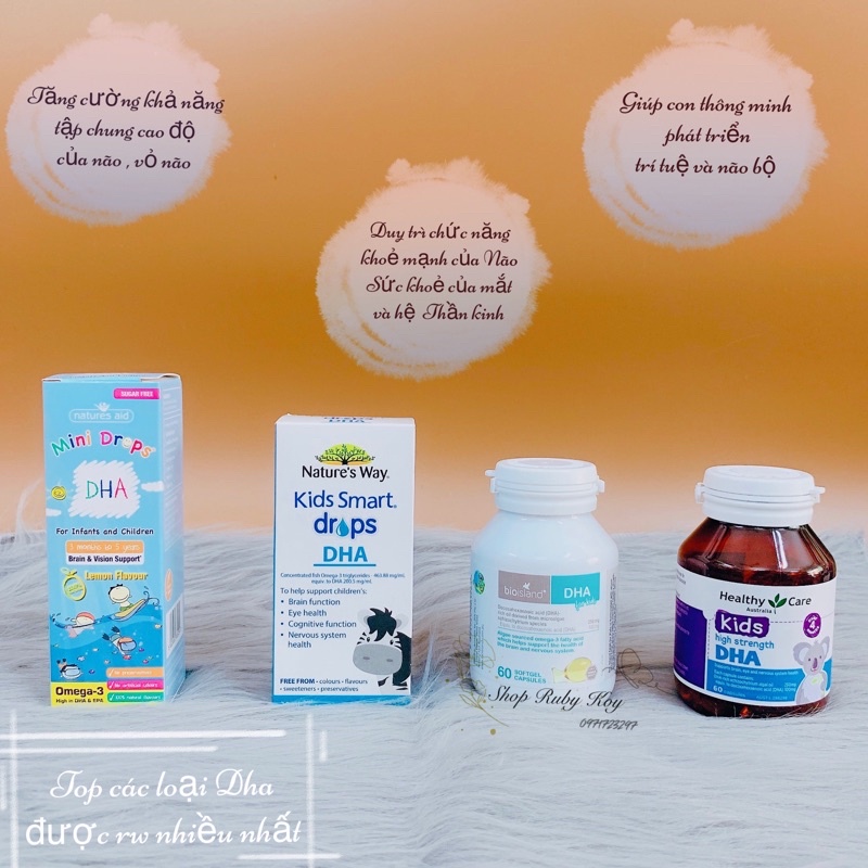DHA CHO BÉ TỪ SƠ SINH