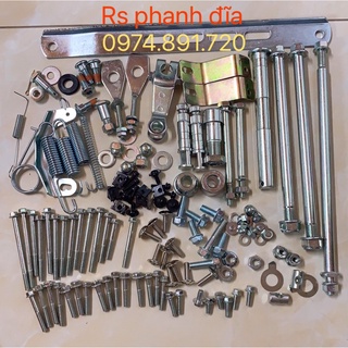 Full bộ ốc xe wave 100 + wave rs 95% tiêu chuẩn honda