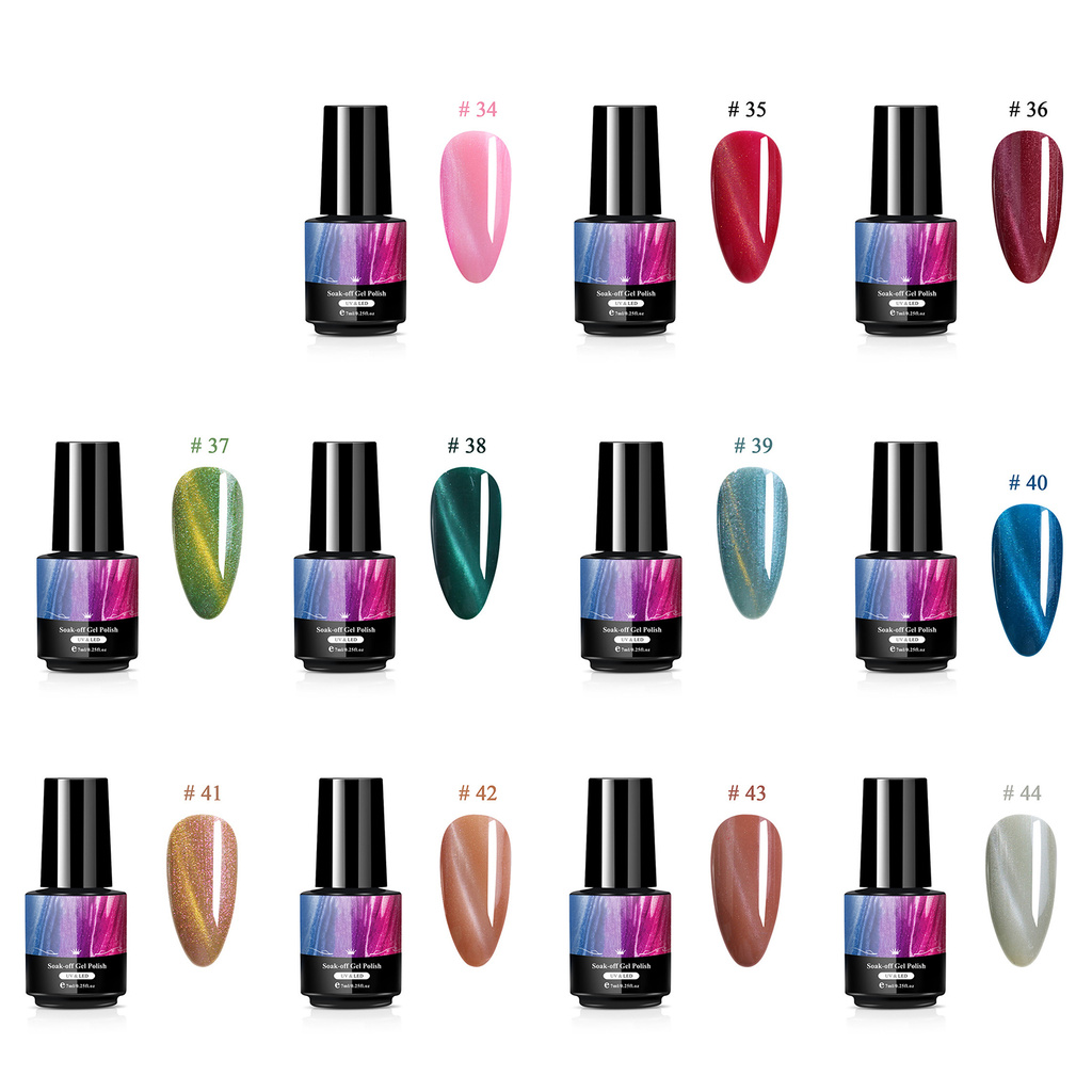 [Hàng mới về] Gel Sơn Bóng Móng Tay Mắt Mèo Cadizx 5ml Thời Trang