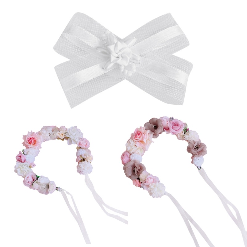 Băng Đô Cài Tóc Đính Hoa Sang Trọng Cho Nữ