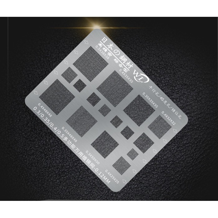 Vỉ đa năng WL các size từ 0.3mm đến 0.5mm