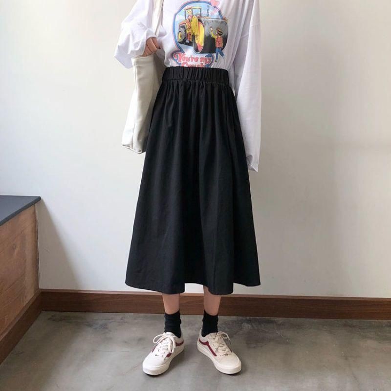 CHÂN VÁY ĐŨI HÀN TÚI XẺ (ảnh thật/sẵn), Chân váy Xếp Ly Chất Thô Ulzzang ( Hàng Quảng Châu) One Boutique | BigBuy360 - bigbuy360.vn