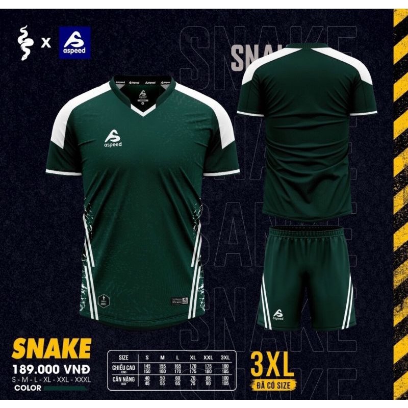 BỘ QUẦN ÁO BÓNG ĐÁ KLG ASPEED - SNAKE