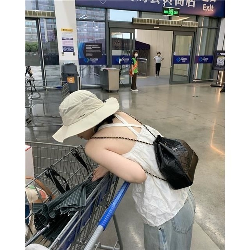 Áo Hai Dây Dáng Rộng Hở Lưng Màu Trơn Thời Trang Mùa Hè Gợi Cảm