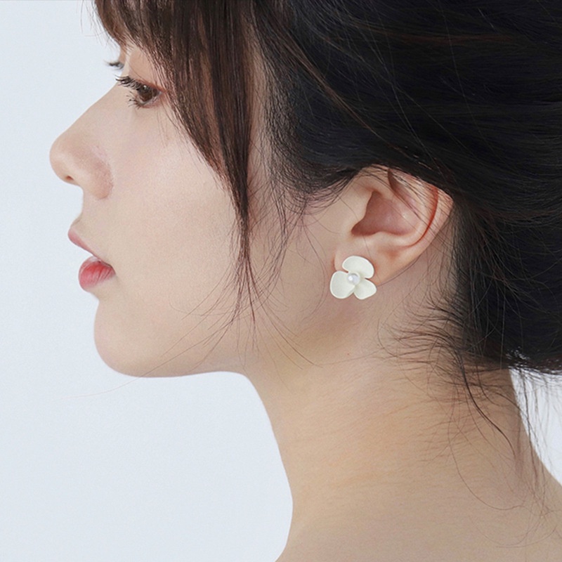 [Augustcloth | AugustJewelry] Bông tai/ Hoa tai họa tiết bông hoa 3 cánh