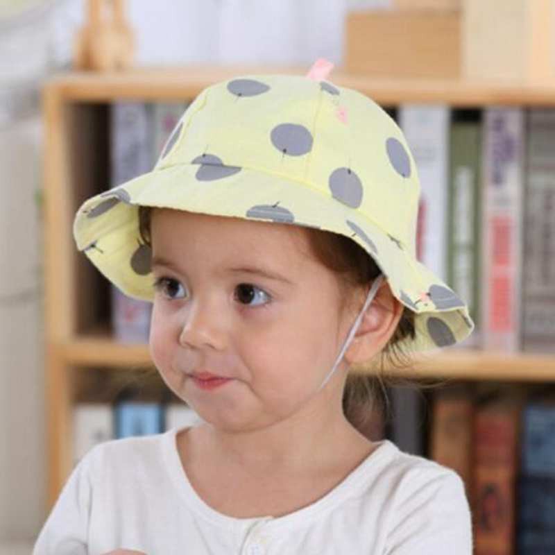 Nón Bucket Phối Lưới Thiết Kế Đáng Yêu Cho Bé
