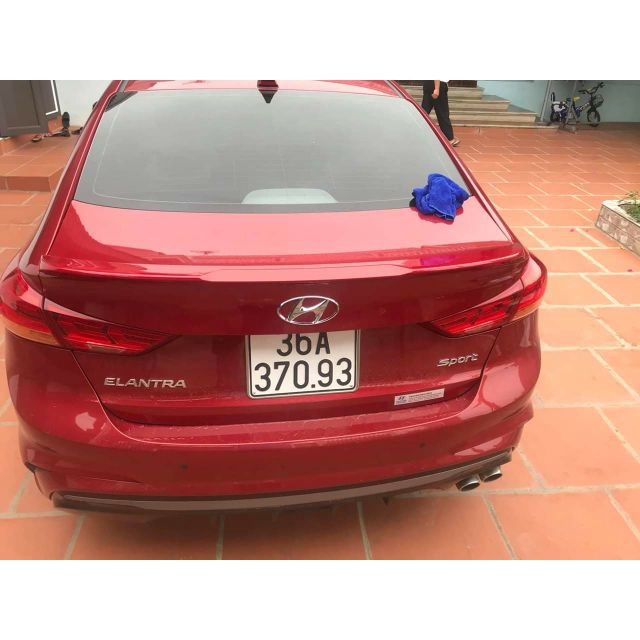Đuôi gió thể thao, cánh lướt gió Xe Kia Cerato 2019+ , Hyundai Accent 2018+ Hàng Mộc Chưa Sơn mẫu 02 Tặng kèm keo dính