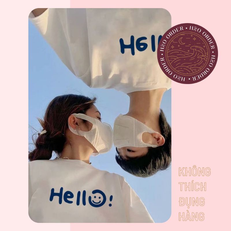 (có bigsize) Áo đôi nhiều mẫu - có bán lẻ màu nâu, xanh lá, be, đen, trắng in hình basic mẫu mới Unisex cho nam và nữ