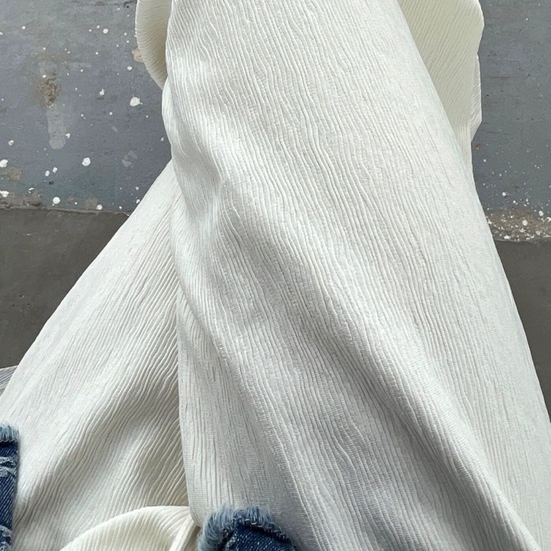 Quần Ống Xuông Culottes Lưng Cao Lụa Xốp Loại 1
