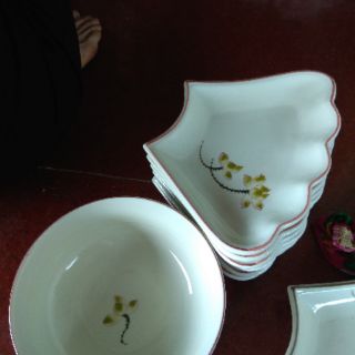 Bộ đĩa tô canh bát tràng