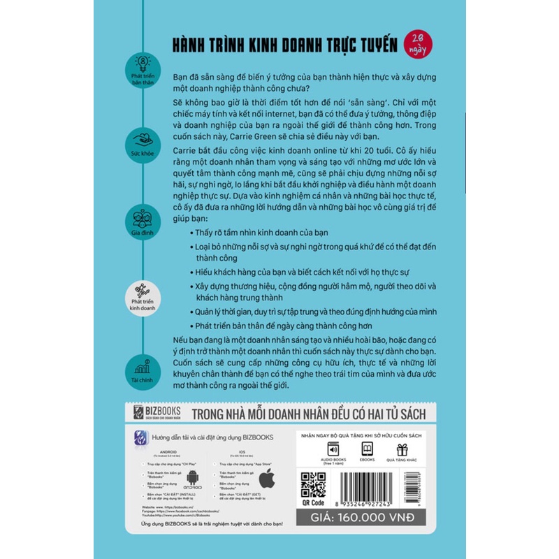 Sách - Hành Trình Kinh Doanh Trực Tuyến 28 Ngày Mcbooks
