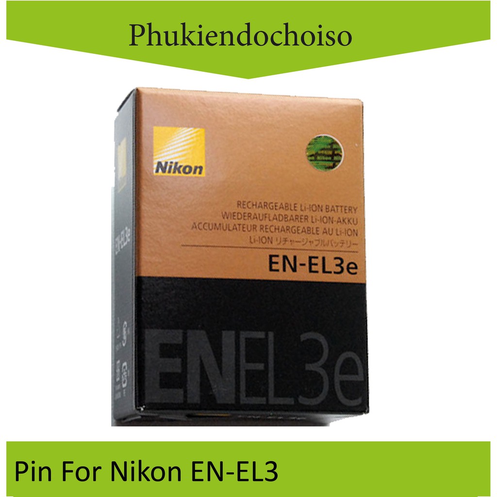 Pin thay thế pin máy ảnh Nikon EN-EL3e