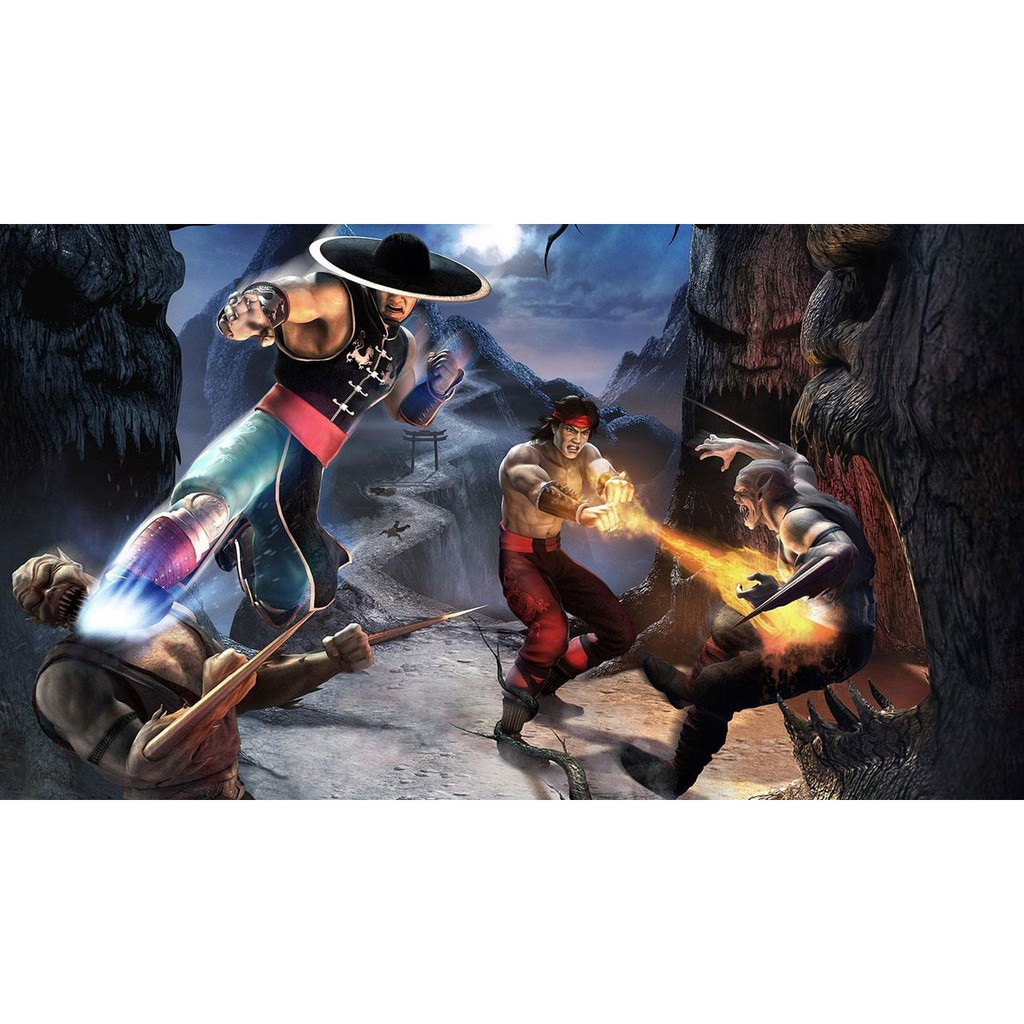 Đĩa Game PS2 - Rồng Đen Phiêu Lưu - Mortal Kombat: Shaolin Monks