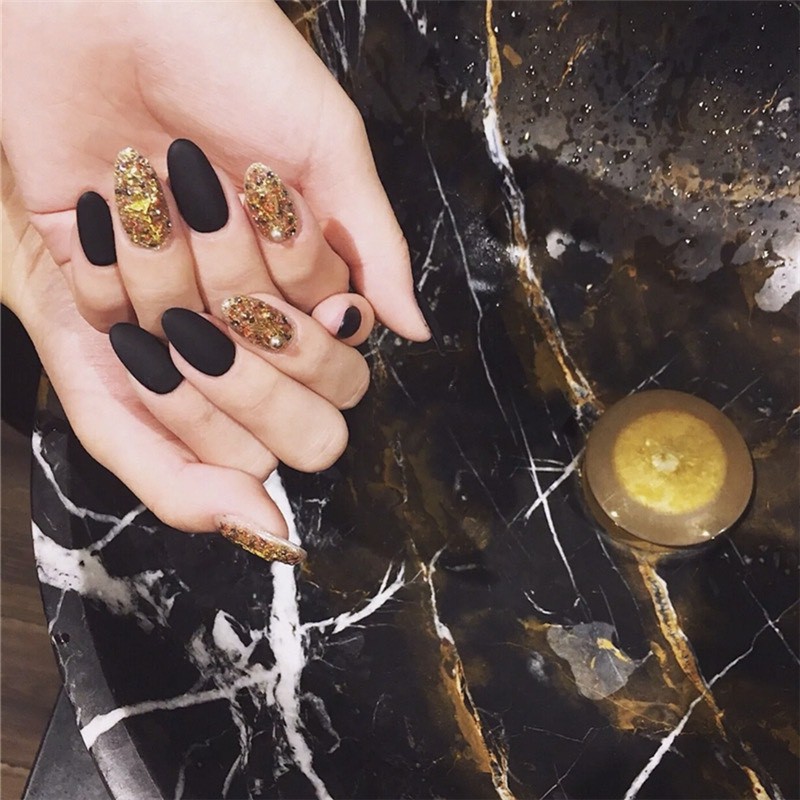 Set 24 móng tay giả, nail giả trang trí trẻ trung sành điệu AF