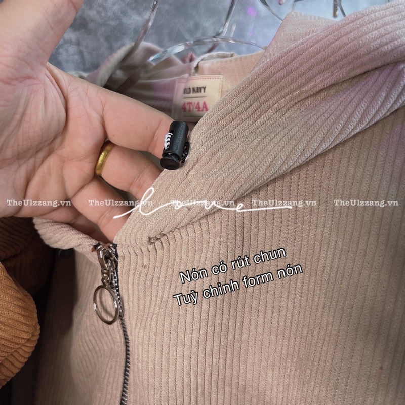 Áo Khoác Nữ Quảng Châu Form Rộng Dơi Tay Phồng Nhung Tâm Cao Cấp TRƠN KHÓA KHOEN TRÒN - NT1031