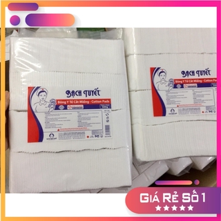 Bông bạch tuyết cắt miếng 500g dùng tẩy trang -lau mực trong phun xăm